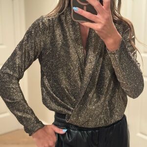 Ost Shimmering Black Blouse